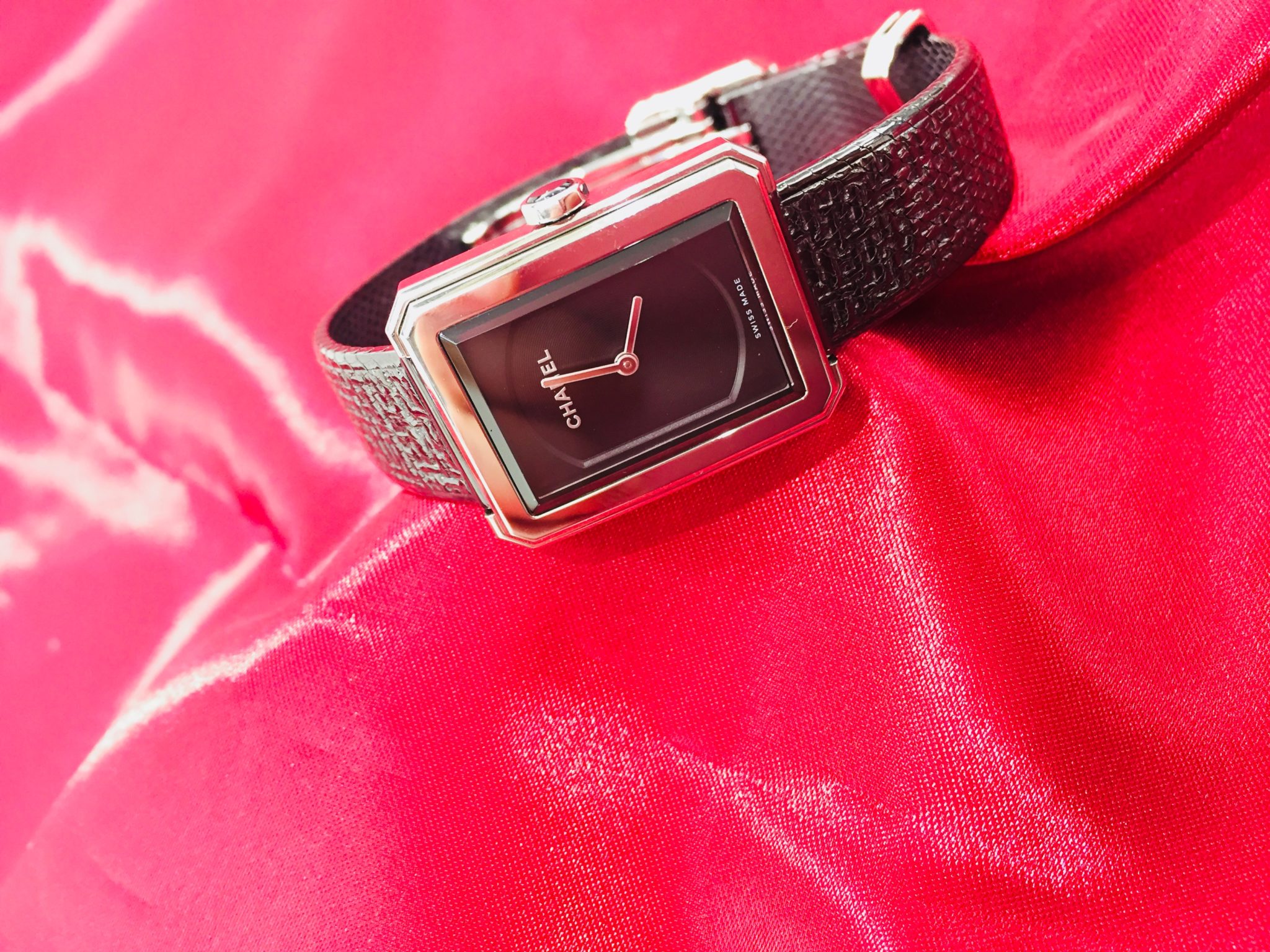 【盛岡 時計 販売】CHANEL　シャネル　ボーイフレンド　ツイーディーストラップ　H5317　レディース腕時計