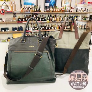 【コーチ　販売】収納力抜群！！メンズにオススメ ✨COACH の２WAYトートバッグ