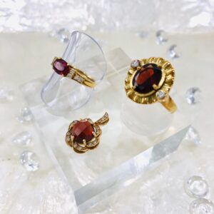 【ジュエリー　販売　盛岡】今月の石　1月『ガーネット』✨クーポンを使ってお得にお買物！！
