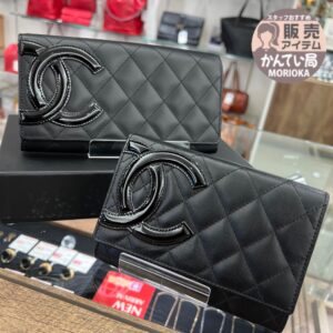 【CHANEL　販売】状態🙆‍♀️で贈り物にも🥰CHANEL シャネル カンボンラインのお財布