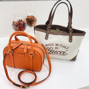 【盛岡　グッチ　販売】マイクログッチシマ2WAYバッグ　クラフトトートバッグ