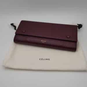 【CELINE 長財布 ラージフラップ マルチファンクション】お買取りさせていただきました!