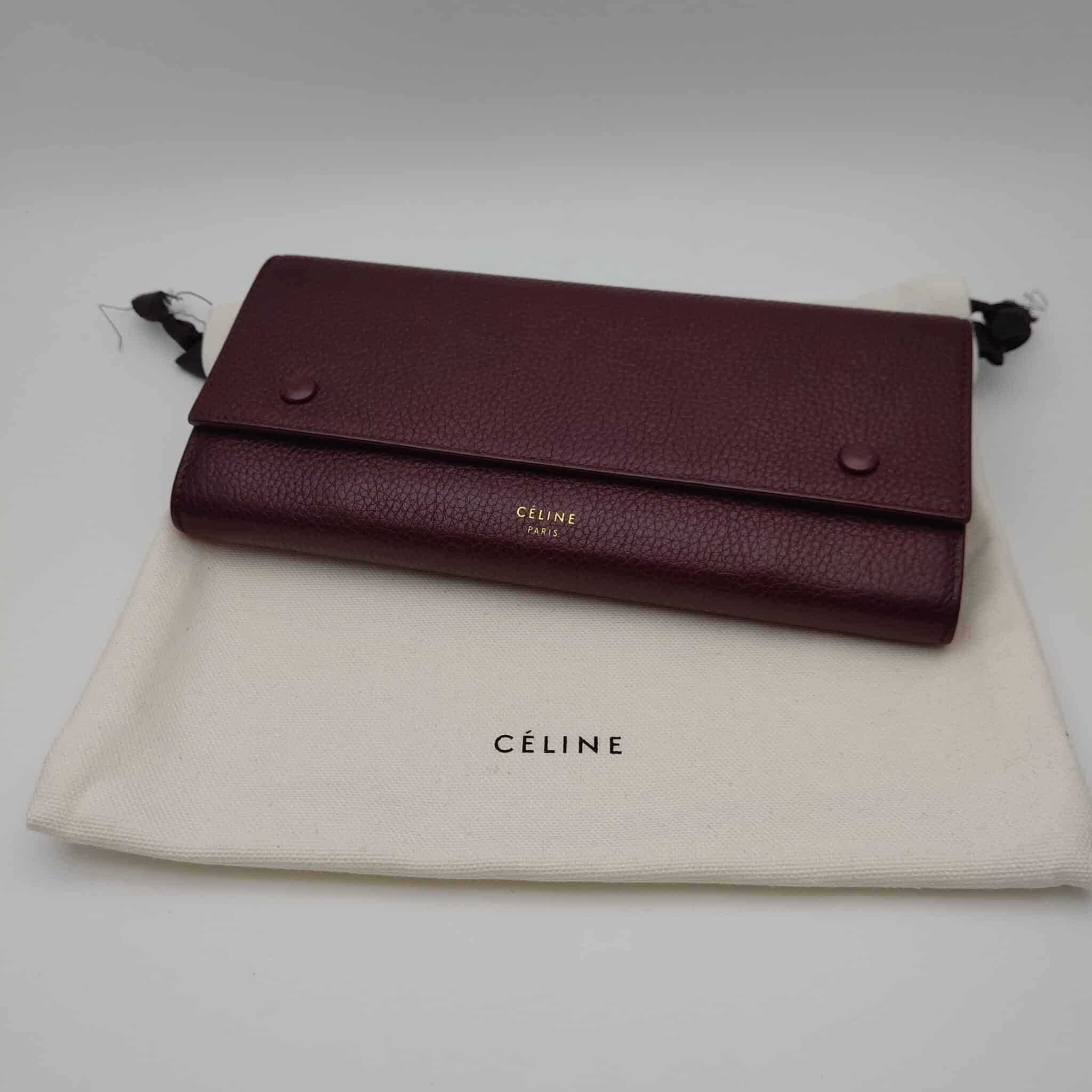 【CELINE 長財布 ラージフラップ マルチファンクション】お買取りさせていただきました！