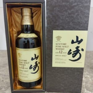 【買取り 盛岡 お酒】 サントリー 山崎12年ピュアモルトウィスキー 750mlを盛岡市のお客様よりお買取りさせていただきました!