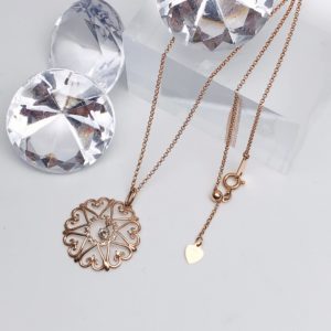 【K18PG　ダイヤネックレス　0.10ｃｔ】お買取りさせていただきました！