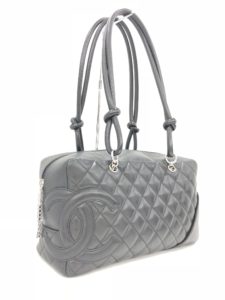 シャネル カンボンライン ボーリングバッグ