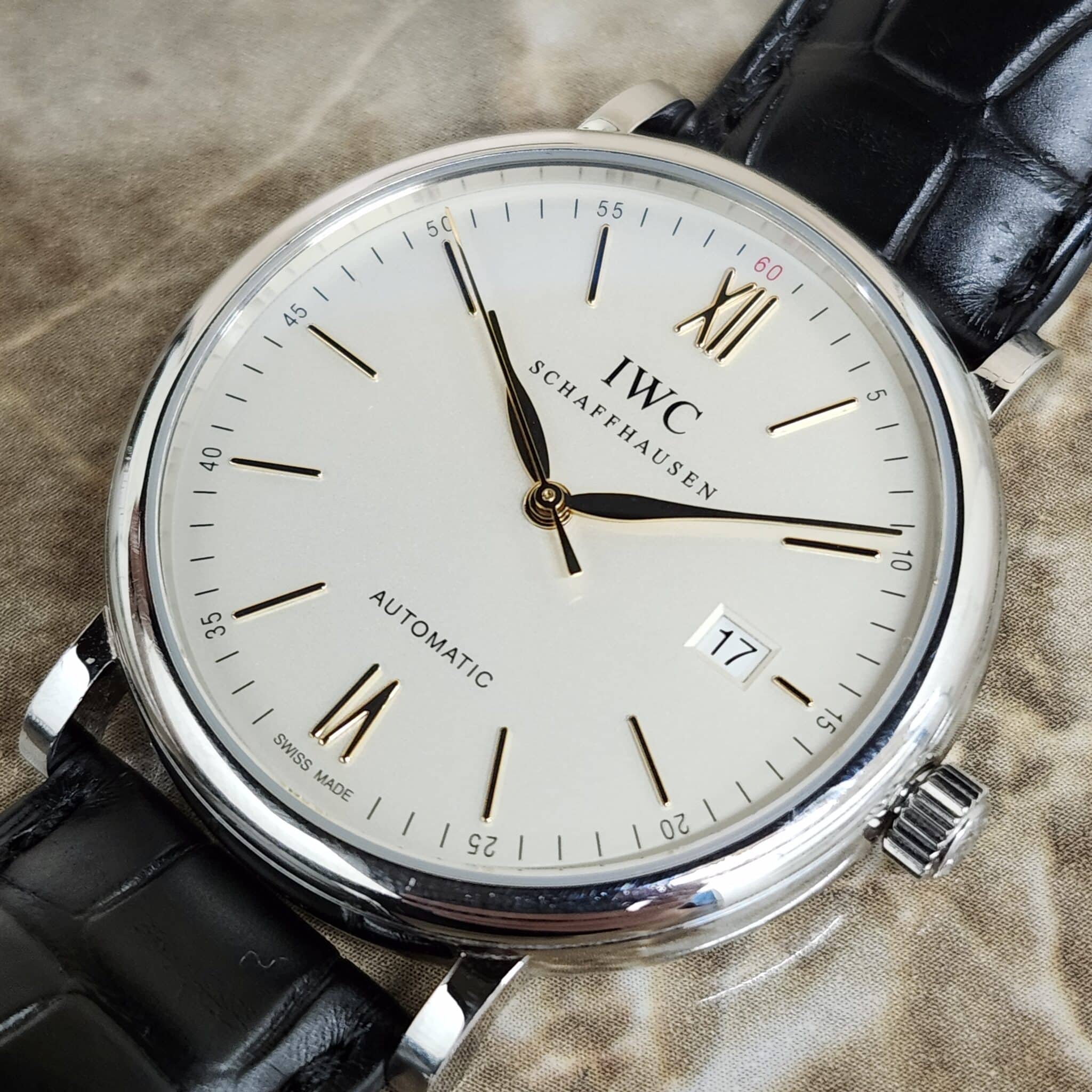 【買取 入荷 盛岡 IWC】IWC　ポートフィノ オートマティック　IW356517を盛岡市のお客様よりお買取させていただきました！