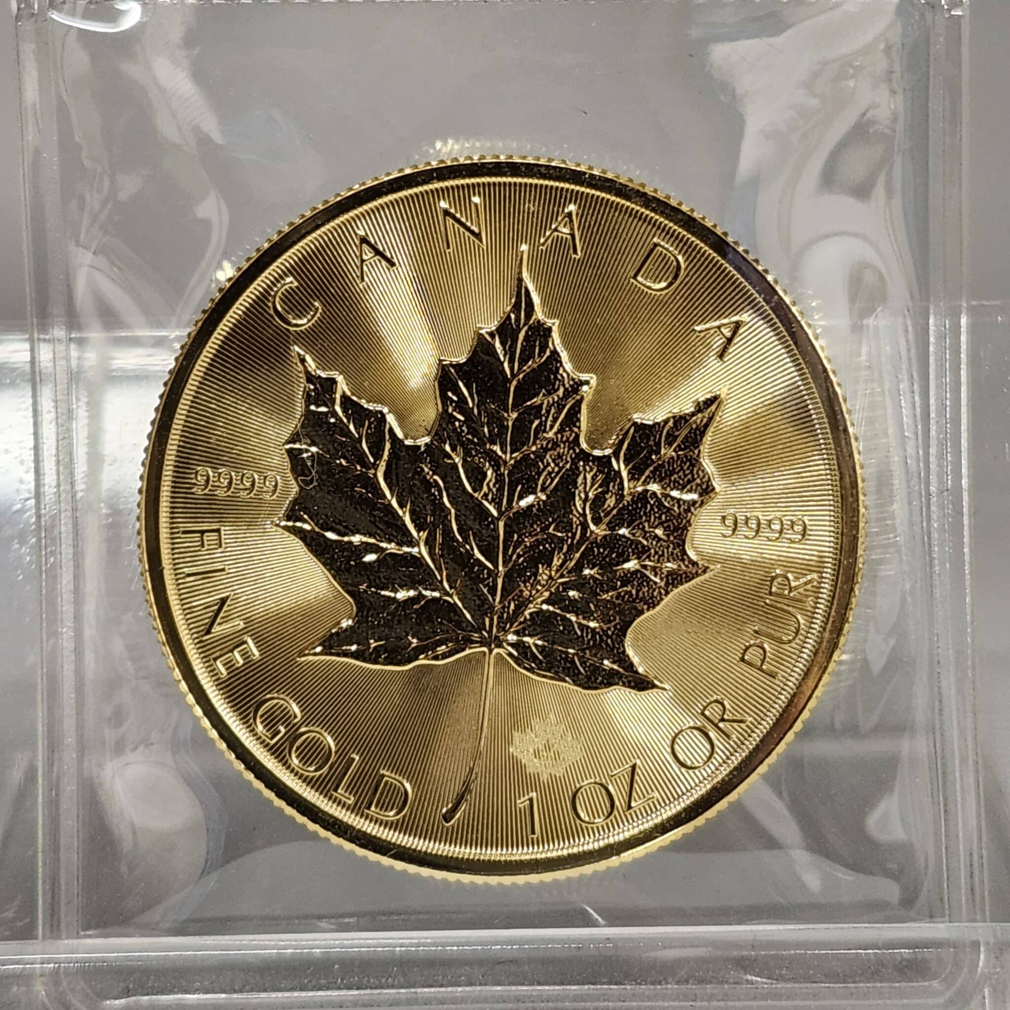 【買取 盛岡 メープルリーフコイン】メープルリーフコイン 1オンスを盛岡市のお客様よりお買取りさせていただきました!