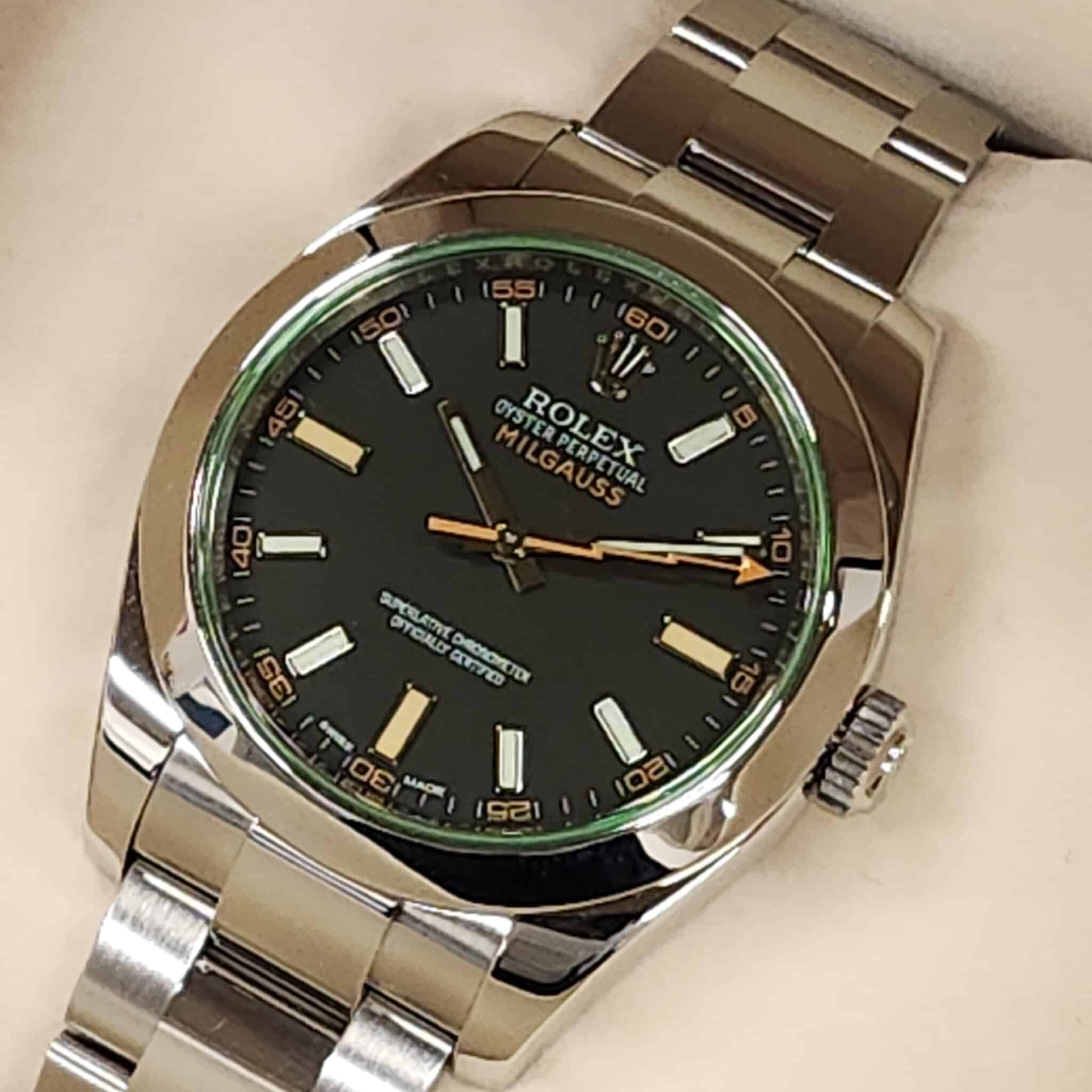 【ROLEX ロレックス 116400GV ミルガウス ランダム番 】を盛岡市のお客様からお買取りさせていただきました！