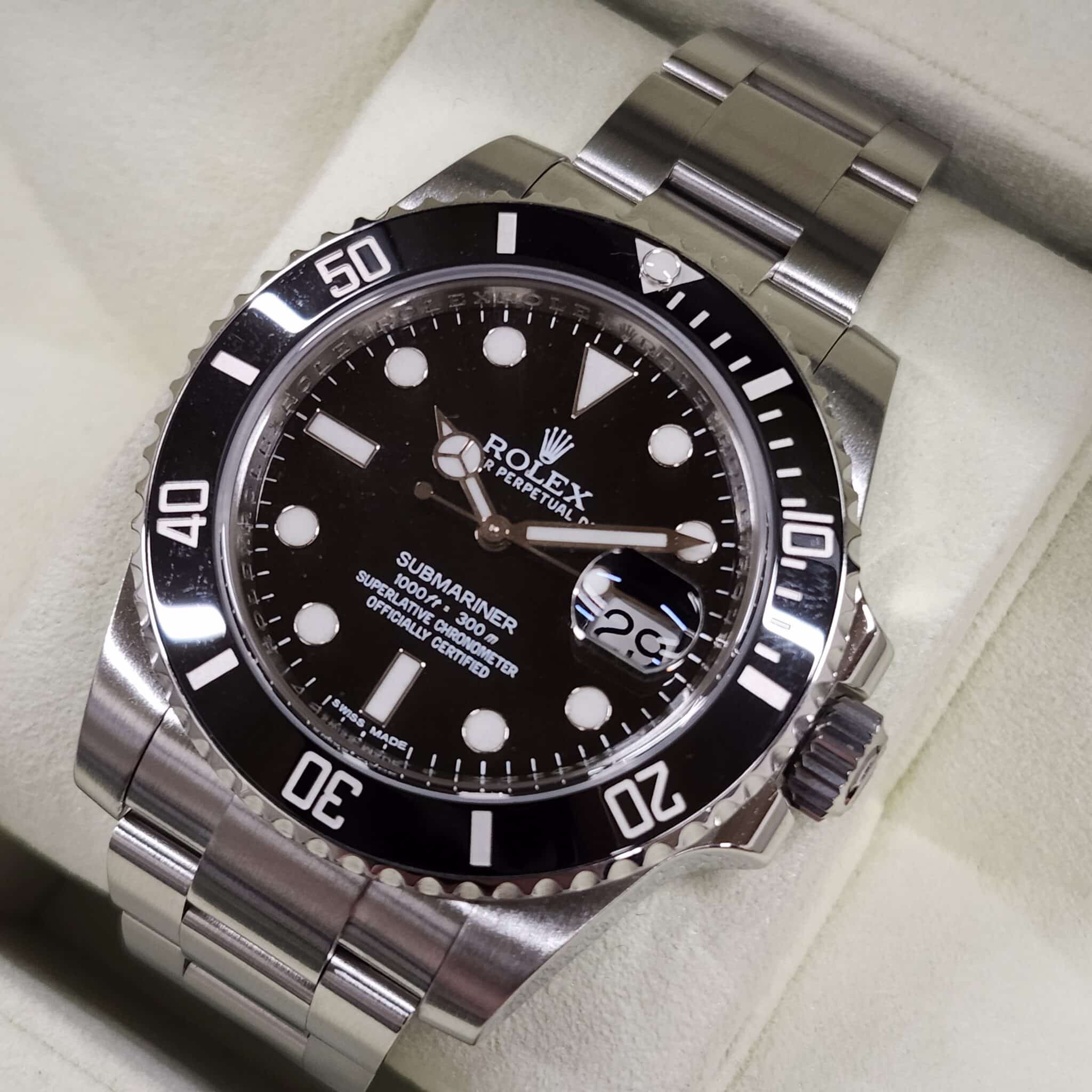 【ROLEX ロレックス 116610LN サブマリーナデイト G番 】を盛岡市のお客様からお買取りさせていただきました！