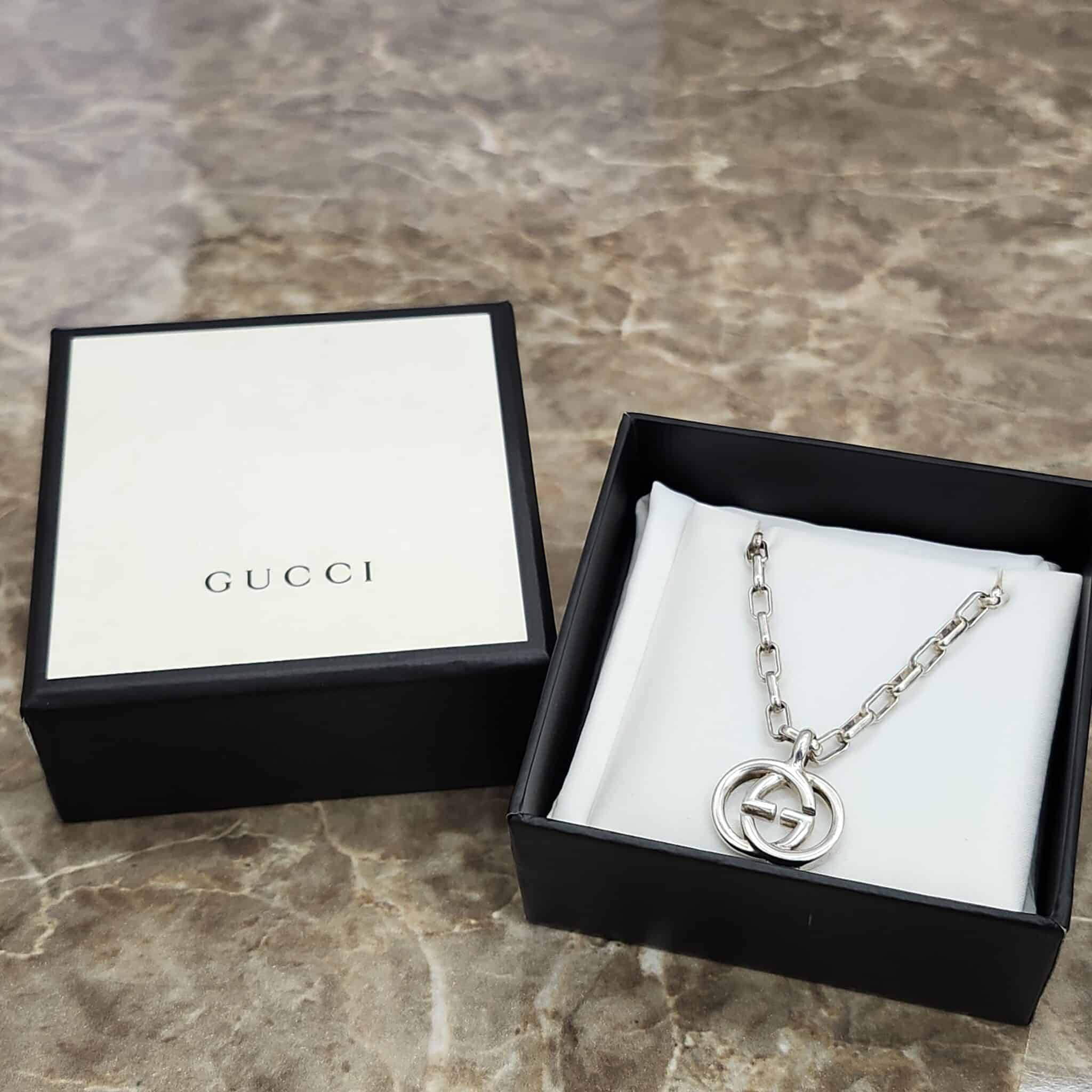【買取 入荷 盛岡 グッチ GUCCI】グッチ インターロッキングGネックレス  を盛岡市のお客様よりお買取させていただきました！