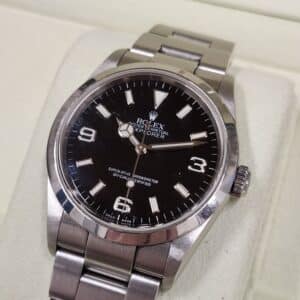 【買取り　盛岡　時計】ロレックス エクスプローラーⅠ ROLEX EXPLORERI 114270 D番を盛岡市のお客様よりお買取りさせていただきました。
