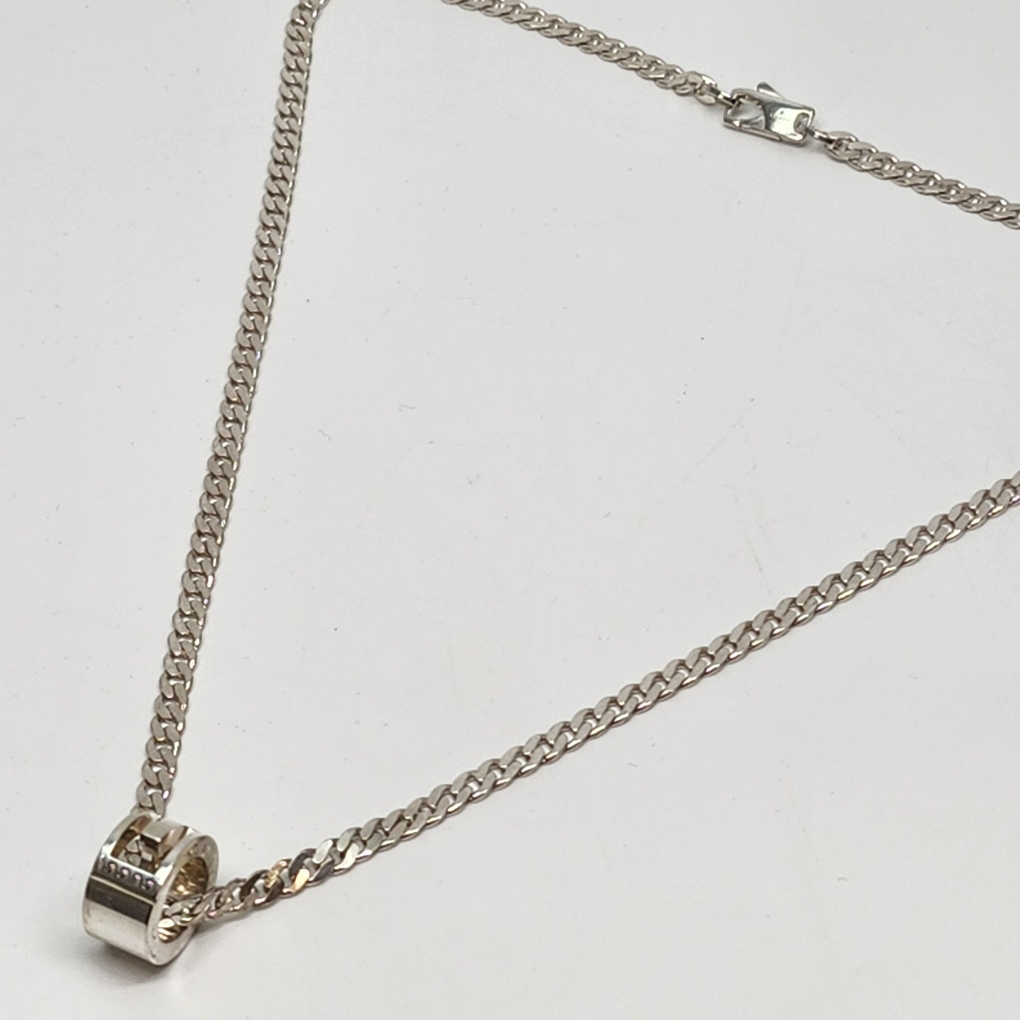 【買取 入荷 盛岡 グッチ GUCCI】グッチ カットアウトGリングネックレス　223351  を盛岡市のお客様よりお買取させていただきました！