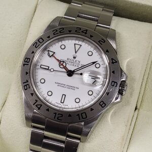 【買取 入荷 盛岡 ロレックス ROLEX】ロレックス 16570 エクスプローラーⅡ F番 を盛岡市のお客様よりお買取させていただきました！