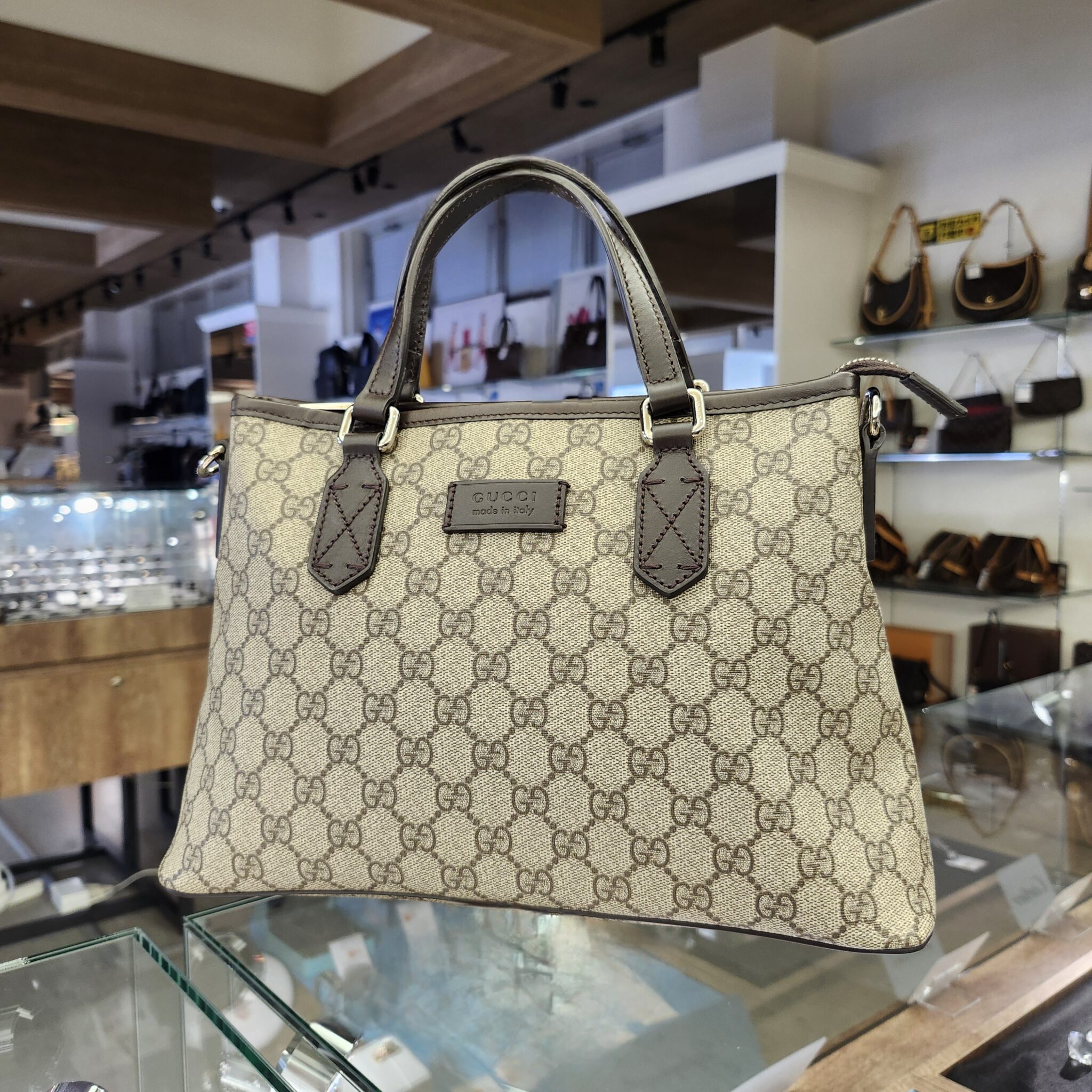 【買取 入荷 盛岡 グッチ GUCCI】グッチ GGスプリーム2WAYバッグ 429019 を盛岡市のお客様よりお買取させていただきました！