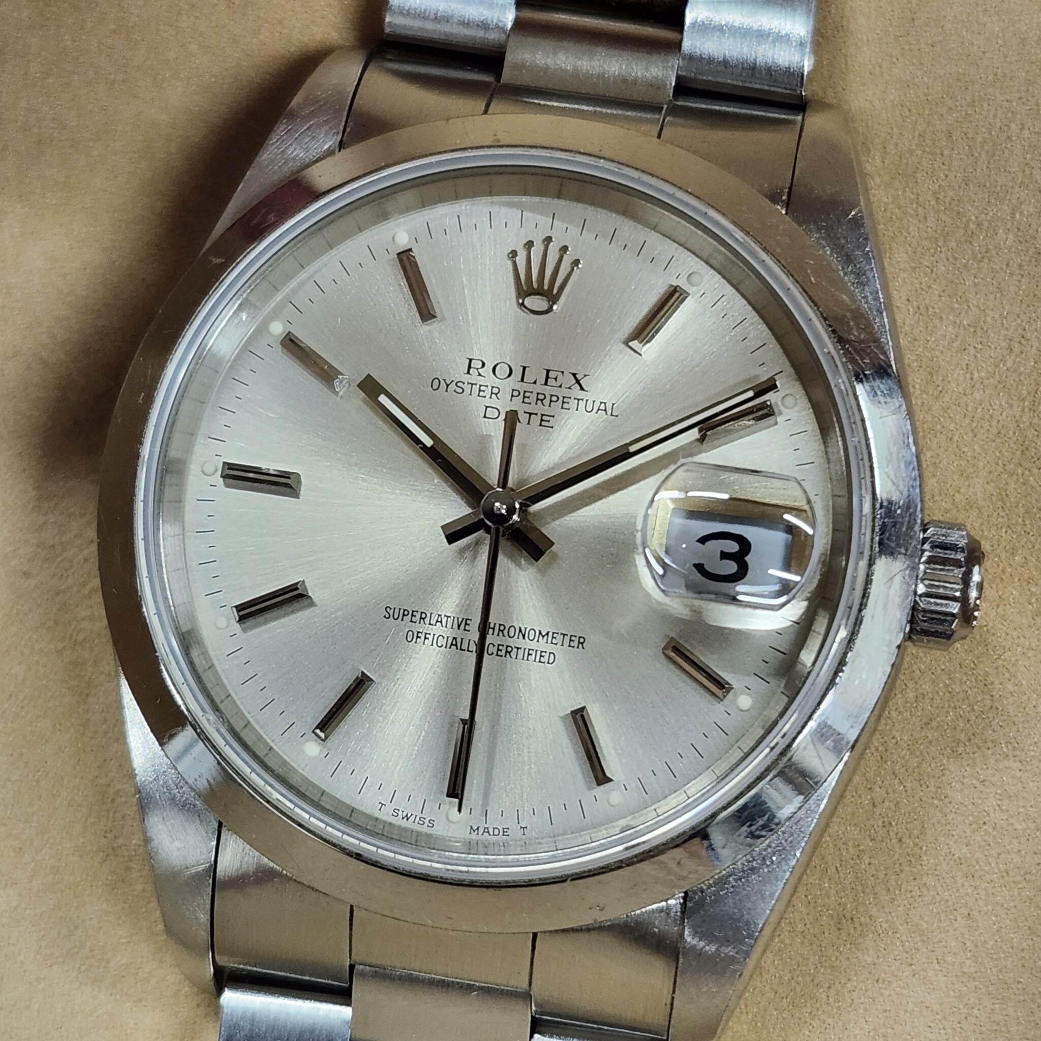 【買取 入荷 盛岡 ロレックス ROLEX】ロレックス 15200 オイスターパーペテュアルデイト E番 を盛岡市のお客様よりお買取させていただきました！