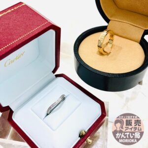 【リング　販売】ブランドジュエリーの中でも大人気！！仕上げ済みだから綺麗✨ブルガリ ＆ カルティエのリング💍