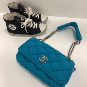 【盛岡 シャネル 販売】CHANEL　ナイロン マトラッセチェーンバッグ