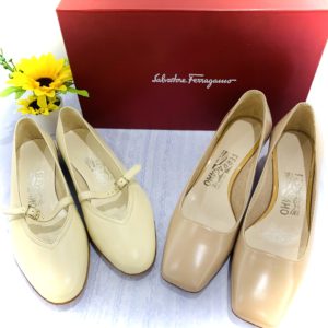 【中古　販売　盛岡】夏のコーデ　フェラガモのパンプスで決まり♡