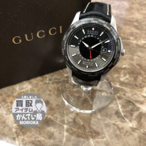 【買取り　盛岡　時計】グッチ GタイムレスGMT YA126212をお買取りさせていただきました。