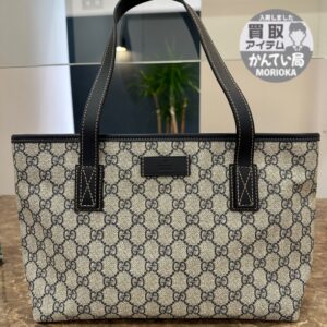 【買取り　盛岡　バッグ】グッチ GGスプリームトートバッグをお買取りさせていただきました！