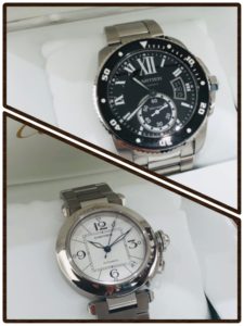 【時計　販売　盛岡】CARTIERカルティエ　『パシャ』『カリブル』どっち派？