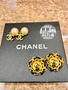 【CHANEL シャネル　ヴィンテージイヤリング】を盛岡市のお客様よりお買取りさせていただきました！