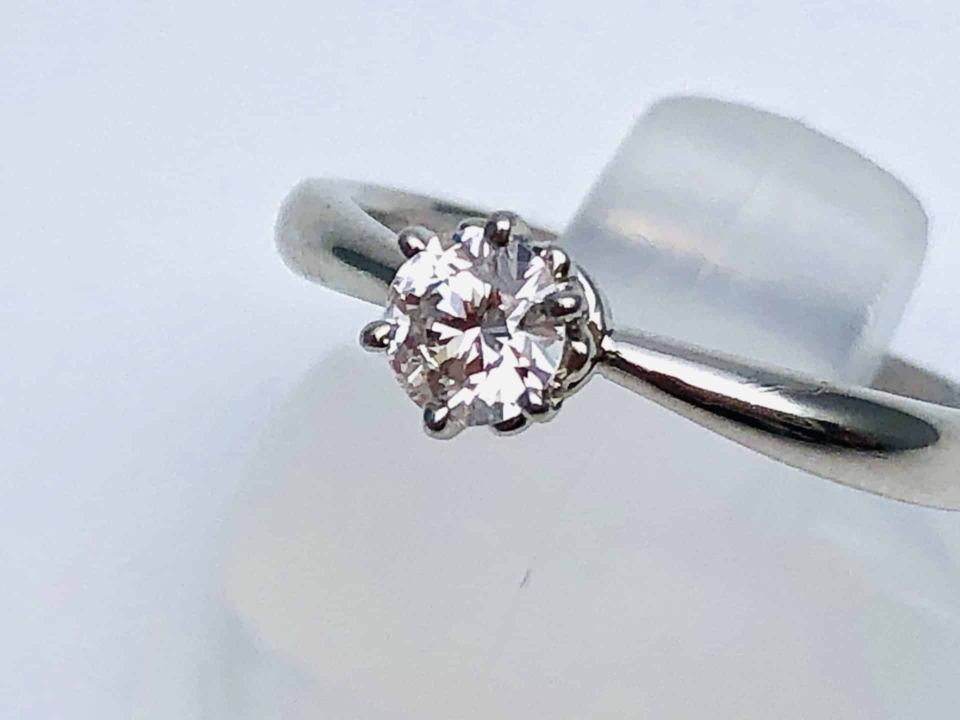 【プラチナ950　ダイヤモンドリング】を盛岡市のお客様からお買い取りさせていただきました！