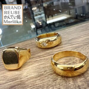 【指輪 販売 盛岡】金相場、どんどん上がっています♪かんてい局盛岡店にて販売中のゴールドの指輪💍
