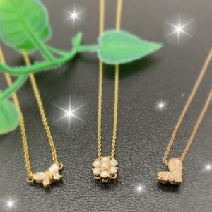 【ダイヤ 販売 盛岡】普段使いにもオケージョンにもぴったり♡モチーフダイヤネックレス💎