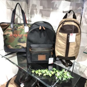 【盛岡 コーチ 販売】アクティブなこの時期に使いたい!!リュック&トートバッグ