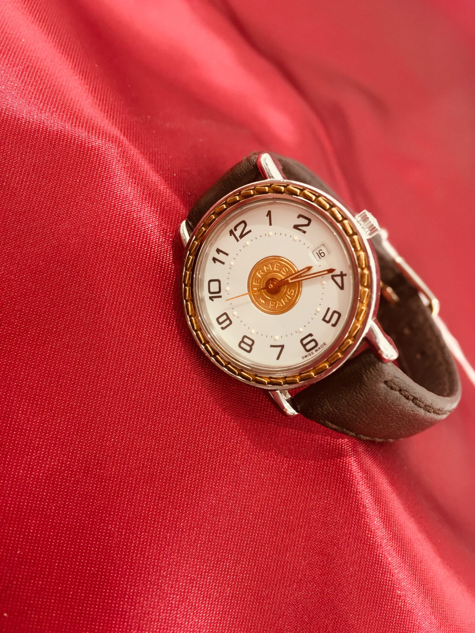 19,055円レディースHERMESエルメス腕時計       セリエ(付属品 コマ)