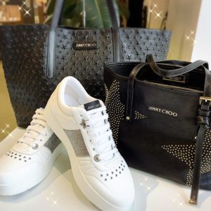 【JIMMY CHOO　販売　盛岡】スタースタッズが人気☆JIMMY CHOO ジミーチュウのバッグ＆スニーカー