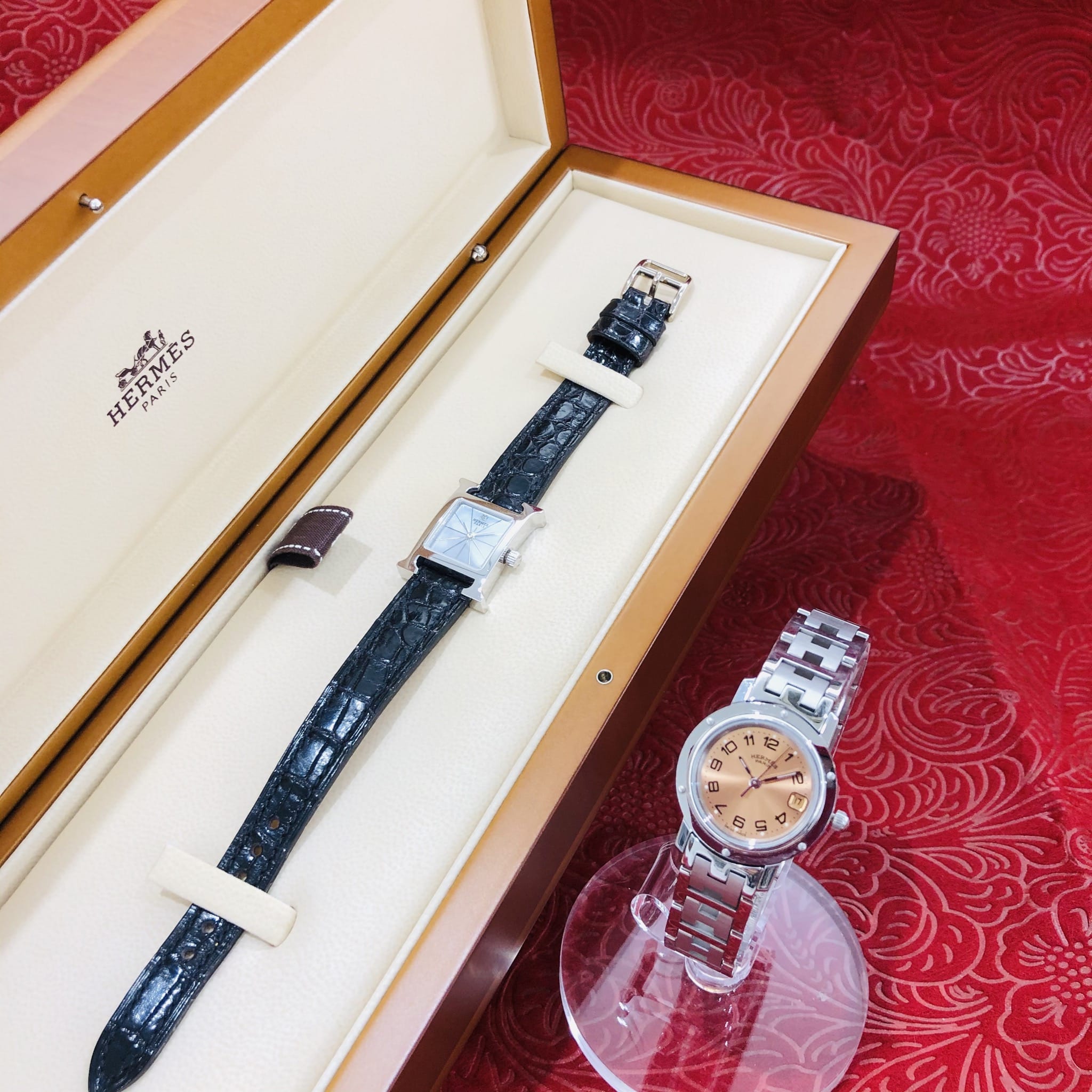 【盛岡　時計　販売】高級感漂うエルメスの腕時計　『Hウォッチ』『クリッパー』