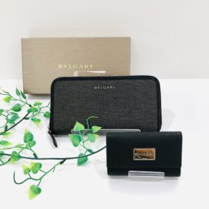 【盛岡　ブルガリ　販売】ウィークエンド長財布＆ミレリゲライン6連キーリング