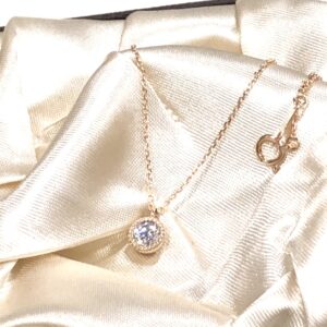 【ジュエリー　買取　盛岡】K18　0.322ctダイヤモンドネックレス をお買取させていただきました！