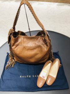 【盛岡 ラルフローレン 販売】RALPH LAUREN フリンジバッグ&ロファーパンプス