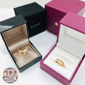 【指輪　販売】蛇の鱗をイメージした幾何学モチーフが印象的✨BVLGARI　セルペンティ ヴァイパー リング