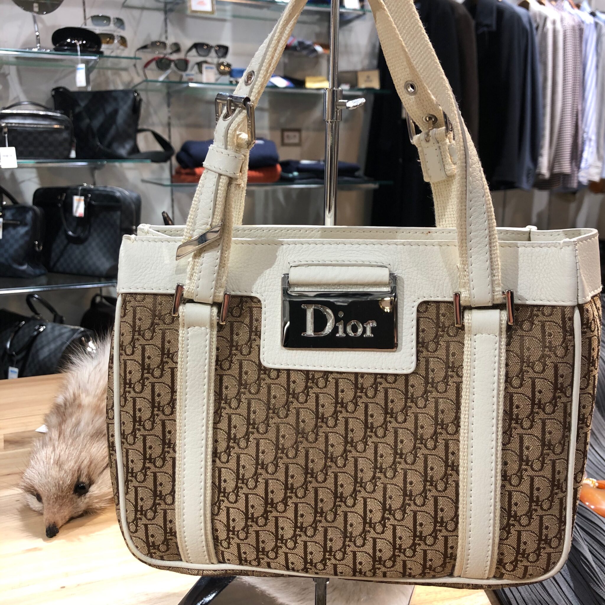 【クリスチャンディオール　買取　盛岡】C’Dior　トロッター　ミニトートバッグをお買取りさせていただきました！