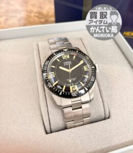 【ORIS オリス 01 733 7707 4064‐07 8 20 18 65 ダイバーズ65】を盛岡市のお客様よりお買取りさせていただきました！　
