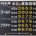 【金プラチナ　ジュエリー　買取　盛岡】３／１９(木)の金プラチナ買取相場です