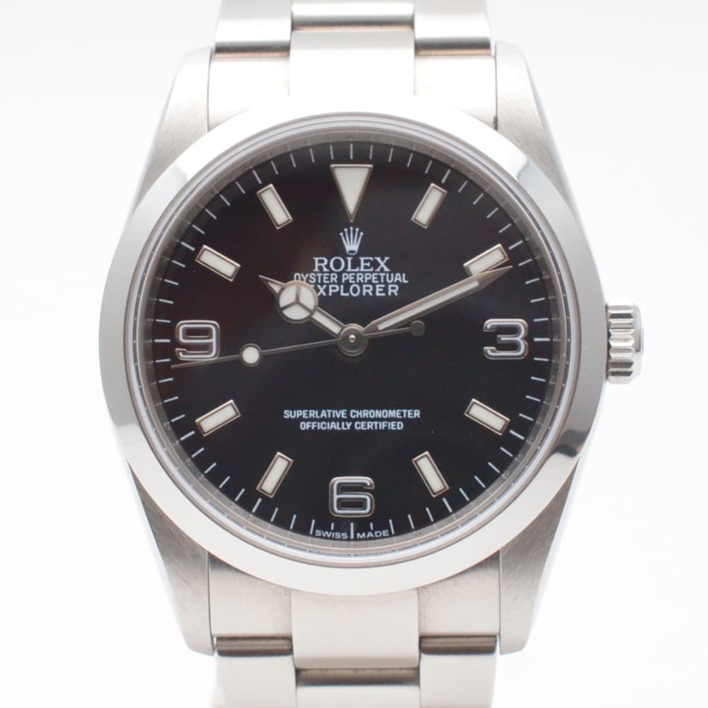 【買取り　盛岡　時計】ロレックス エクスプローラー1 ROLEX EXPLORER1 114270 M番を盛岡市のお客様よりお買取りさせていただきました。