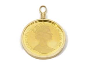 【Ｋ２４　１／５ＯＺ　コインペンダントトップ】を盛岡市のお客様より買取させていただきました！