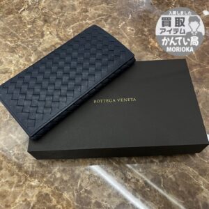 【BOTTEGA VENETA ボッテガヴェネタ 156819 イントレーチャート長財布】を盛岡市のお客様よりお買取りさせていただきました！