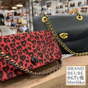 【コーチ　販売　盛岡】定番のシグネクチャーも良いけれど･･･秋冬のオシャレには高級感のあるチェーンバッグ♪