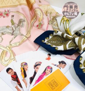 【エルメス　販売】スカーフアレンジを楽しめるこの季節🌸春ファッションに『カレ90』