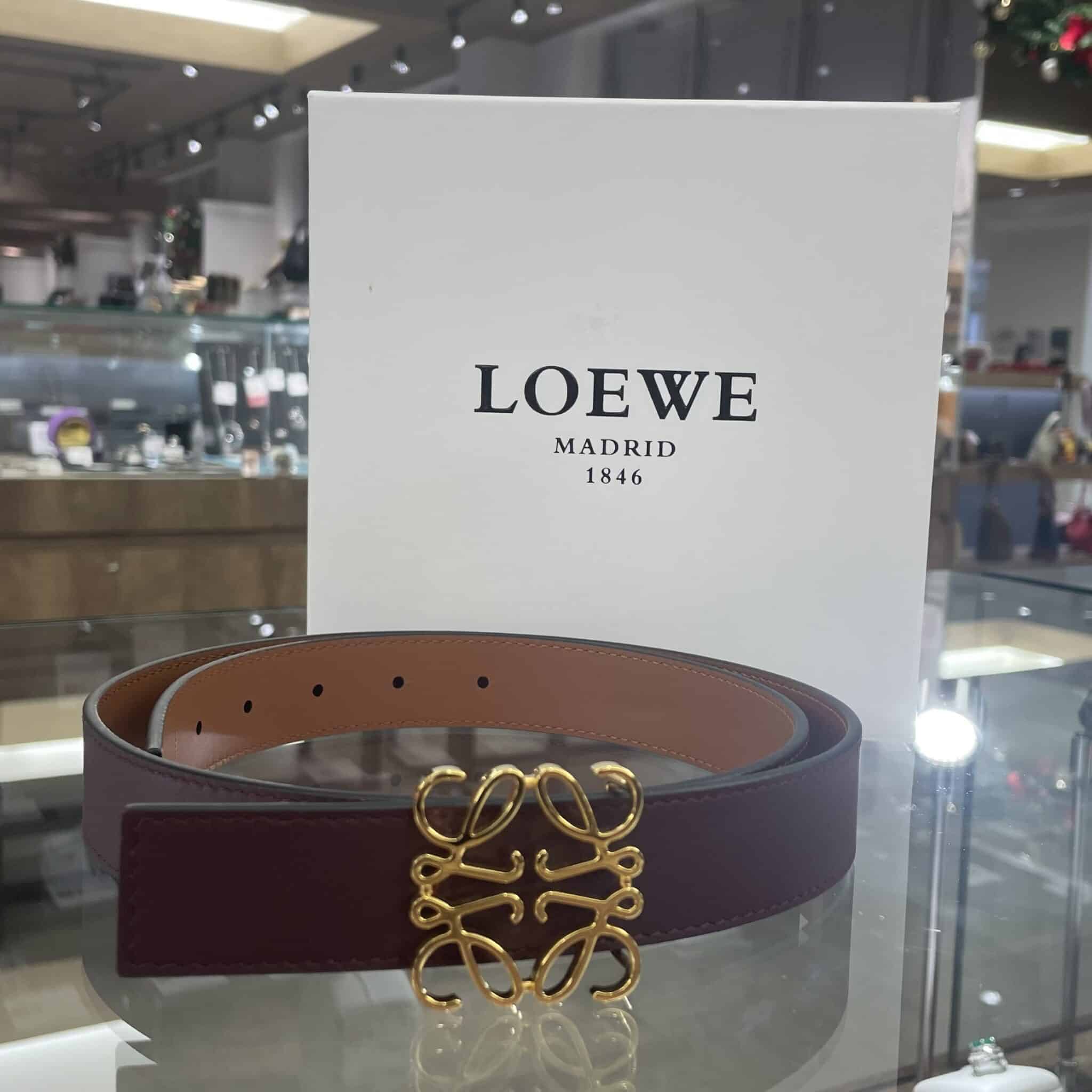 【ブランド 販売】ロエベのアナグラムベルトが店頭に入荷しました✨