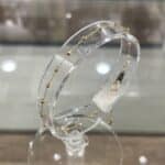 【ジュエリー 販売】キラキラと輝くカットボールが上品で華やか✨K18カットボールステーションブレスレットはいかがですか❓