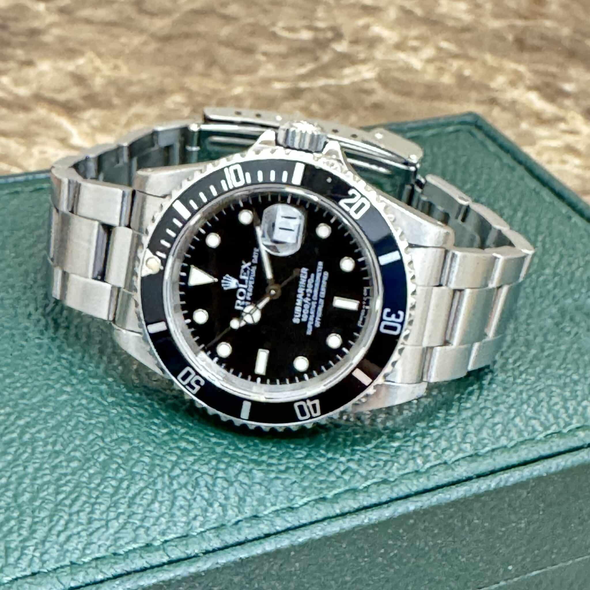 【買取り　盛岡　時計】ロレックス サブマリーナ デイト  ROLEX　SUBMARINER  DATE 16610 S番を盛岡市のお客様よりお買取りさせていただきました。