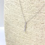 【ジュエリー 販売】静かに華やぐ、確かな輝き。K18WGダイヤネックレスはいかがですか❓